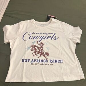 Grayson Threads White Cowgirls Tee